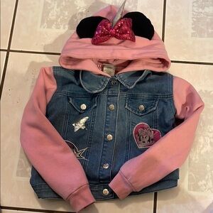 Pink and Blue Kids Unicorn Hoodie Jacket